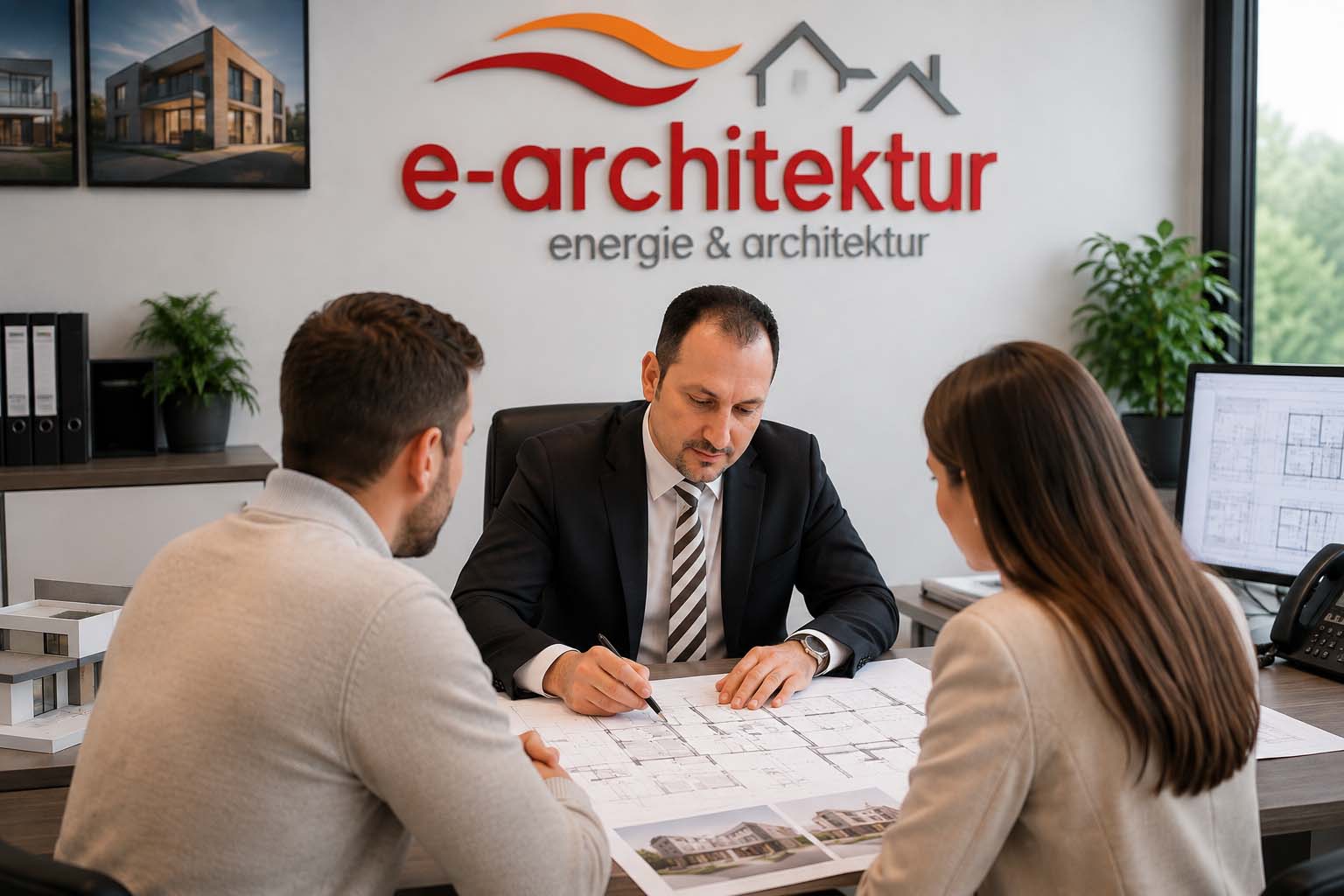 Beratungsgespr&auml;ch bei e-architektur
